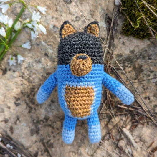 Bandit's Redesign -- A Bluey-Inspired Crochet Pattern