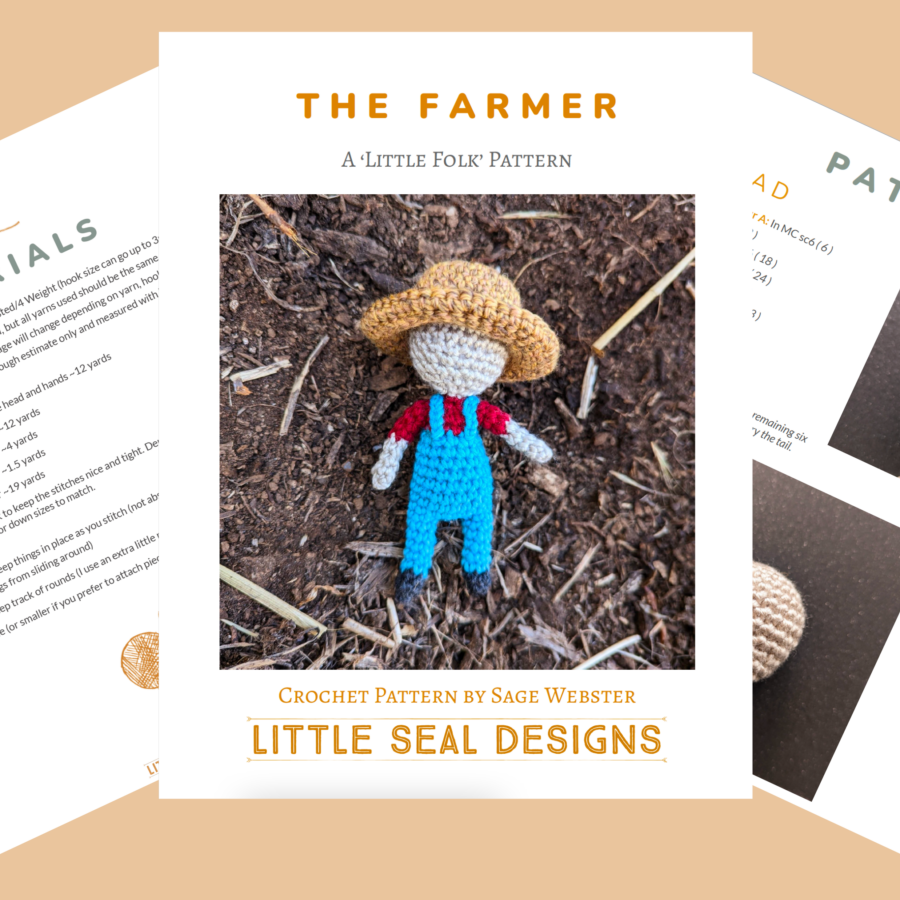 The Little Folk Farmer Crochet Pattern