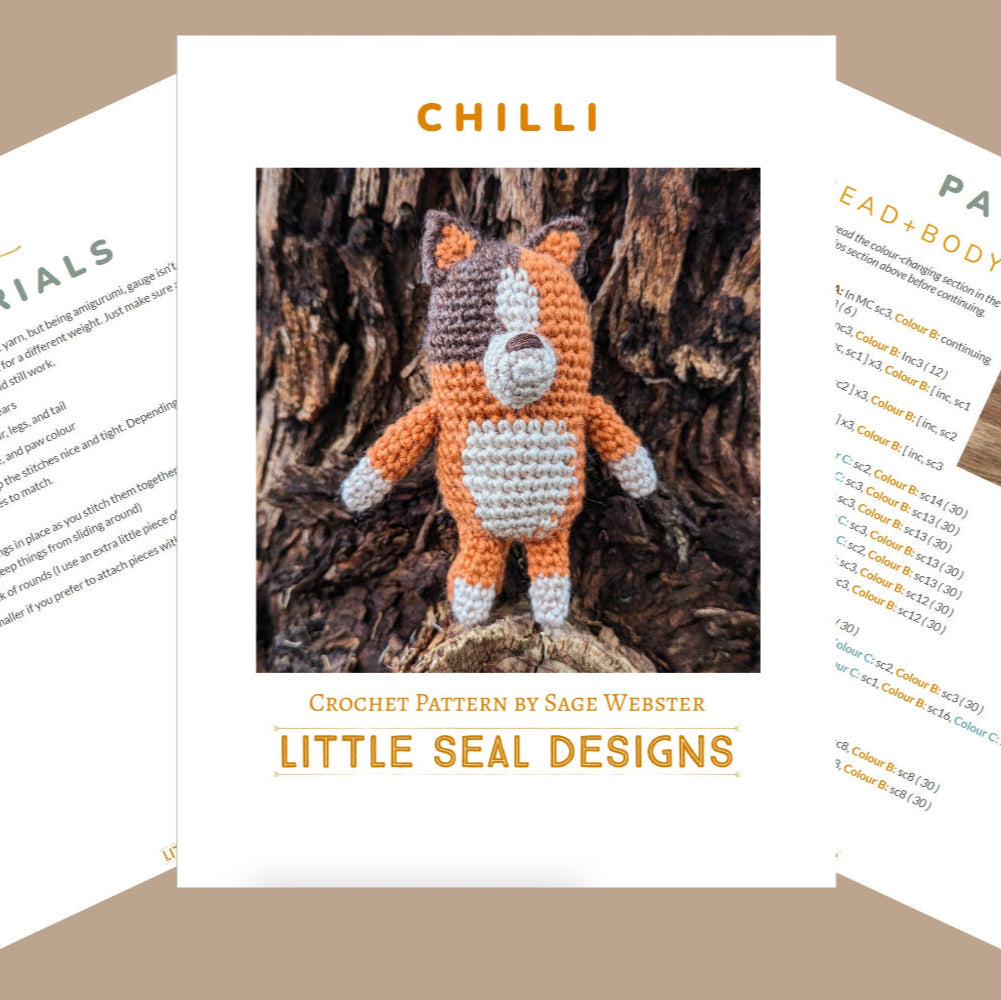 Chilli! Bluey-Inspired Waldorf Doll