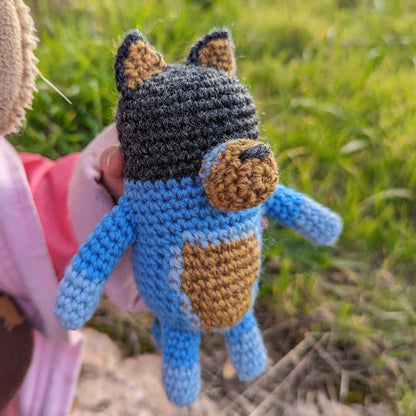 Bandit! Bluey-Inspired Waldorf Doll
